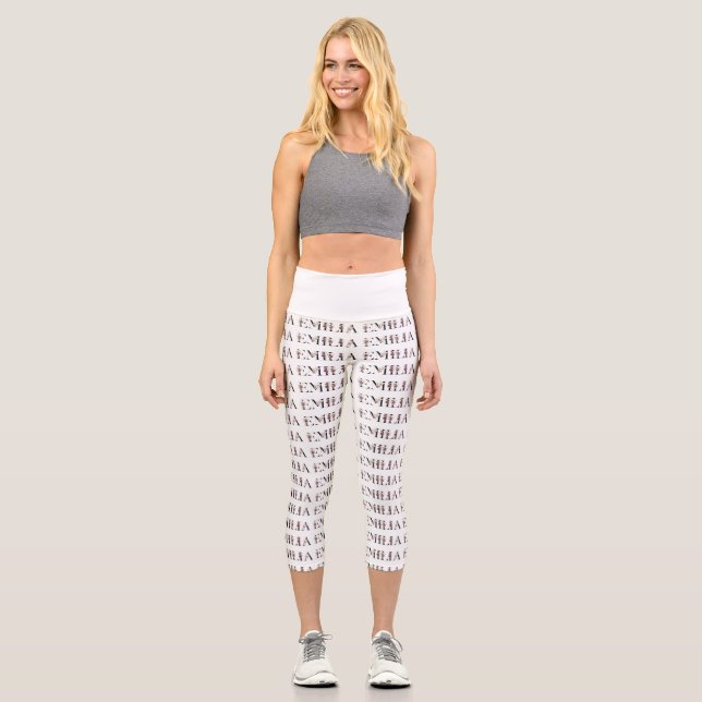 Name Emilia Capri Leggings (Vorderseite)