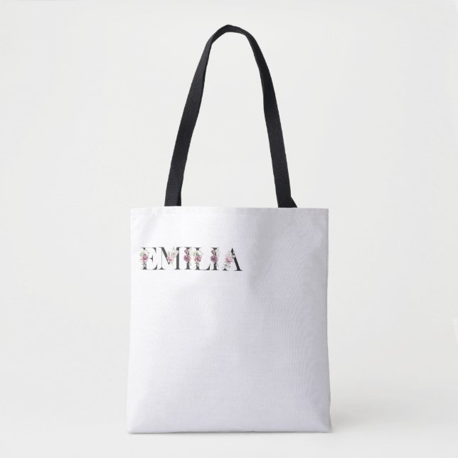 Name Emilia Tasche (Vorderseite)