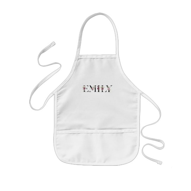 Name Emily Kinderschürze (Vorne)