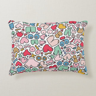 Name farbiger Brustmusterstein Untersetzer Dekokissen