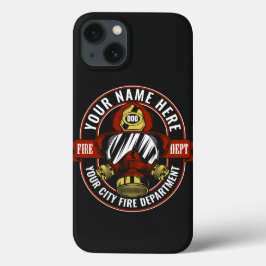 NAME Firefighter-Helm-Maske anpassen Feuer retten Case-Mate iPhone Hülle