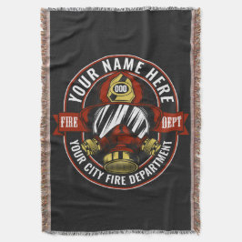 NAME Firefighter-Helm-Maske anpassen Feuer retten Decke
