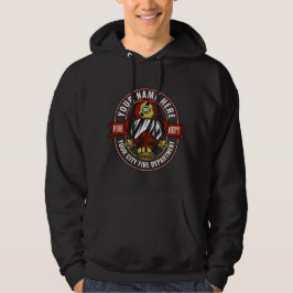 NAME Firefighter-Helm-Maske anpassen Feuer retten Hoodie