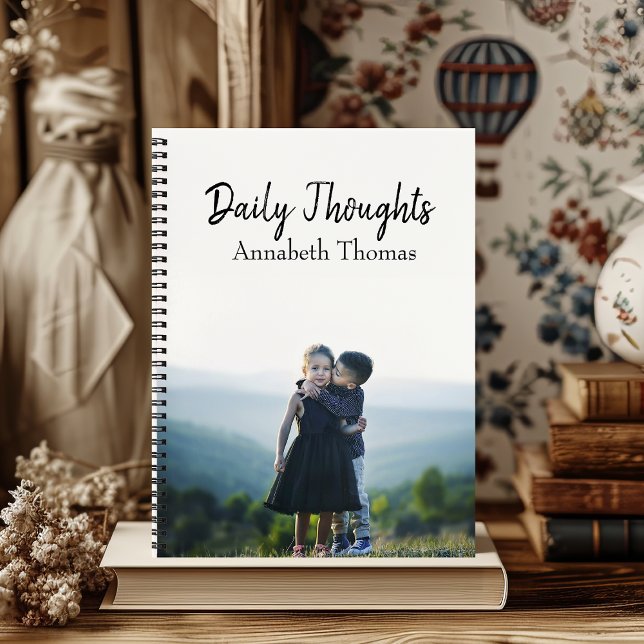 Name & Foto Beilage "Daily Thoughts" Journal/ Notizbuch (Von Creator hochgeladen)