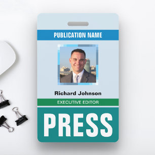 Name Foto Journalist Reporter Presseausweis Ausweis
