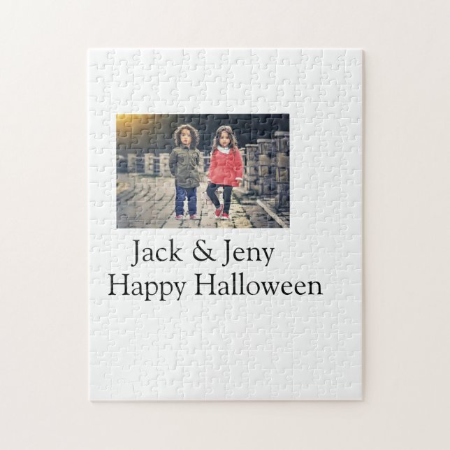 Name Foto Text Halloween Junge (Vertikal)