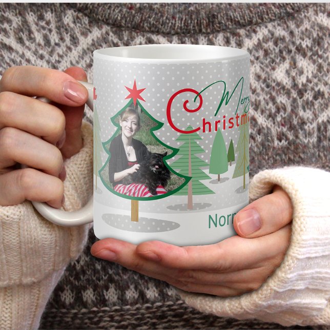 Name Foto Weihnachtsbaumen Tasse (Von Creator hochgeladen)