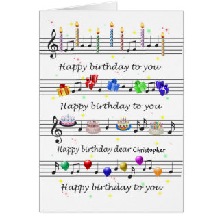 Name Funny Happy Birthday Song Sheet Music hinzufü