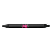 Name für die moderne schwarz rosa Monogramm-Schrif