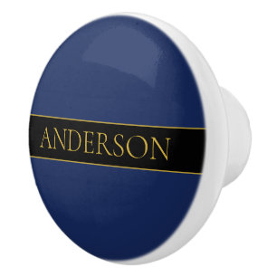 Name für Navy & Gold-Name oder Unternehmen Keramikknauf
