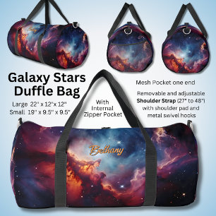 Name Galaxy Formationen & Sterne hinzufügen Duffle Bag