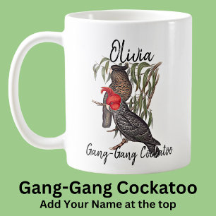 Name Gang-Gang Cockatoo Australian Bird Animal hin Kaffeetasse