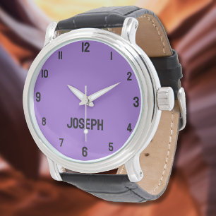 Name Girl Boys Women Men   Amethyst Modern Armbanduhr