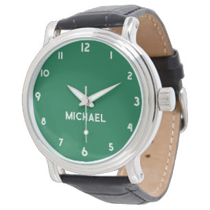 Name Girl Boys Women Men   Flasche Grün Stilvoll Armbanduhr