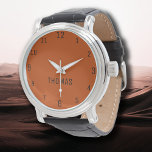 Name Girl Boys Women Men | Mahogany Elegant Armbanduhr<br><div class="desc">Personalisierter Name Girl Boys Women Men | Mahogany Elegany Moderne Uhr | Classic | elegant | Trendy | Stilvoll | Geschenk. Sie können Ihren Namen, den Namen eines geliebten Menschen oder eine spezielle Nachricht hinzufügen. Ob es ein herzliches Geschenk für jemanden ist, der Ihnen lieb ist oder eine persönliche Leckerei,...</div>