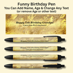 Name, Glück zum Geburtstag und von Großkindern hin Kugelschreiber