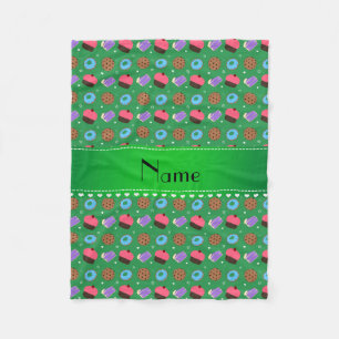 Name Green cupcake Donuts Kuchen Cookies Fleecedecke