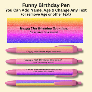 Name, Happy Birthday & von Grandkids Pen hinzufüge Kugelschreiber
