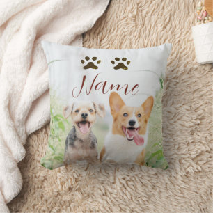 Name Haustier Hund Katze Pfote einfach Foto minima Kissen