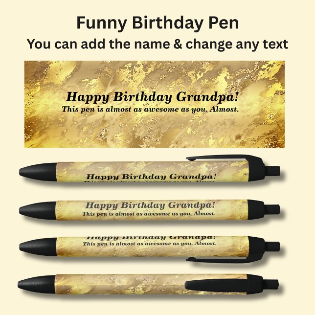 Name hinzufügen, Geburtstag glücklich und Phantast Kugelschreiber (Von Creator hochgeladen)