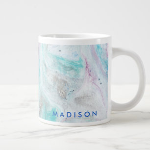 Name hinzufügen  Marmor I Jumbo-Tasse