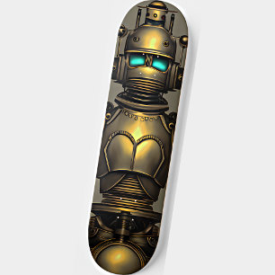 Name hinzufügen, Steampunk Robot Knight Skateboard