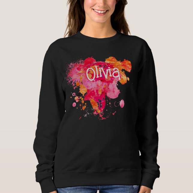 Name hinzufügen - Sweat-Shirt Sweatshirt (Vorderseite)