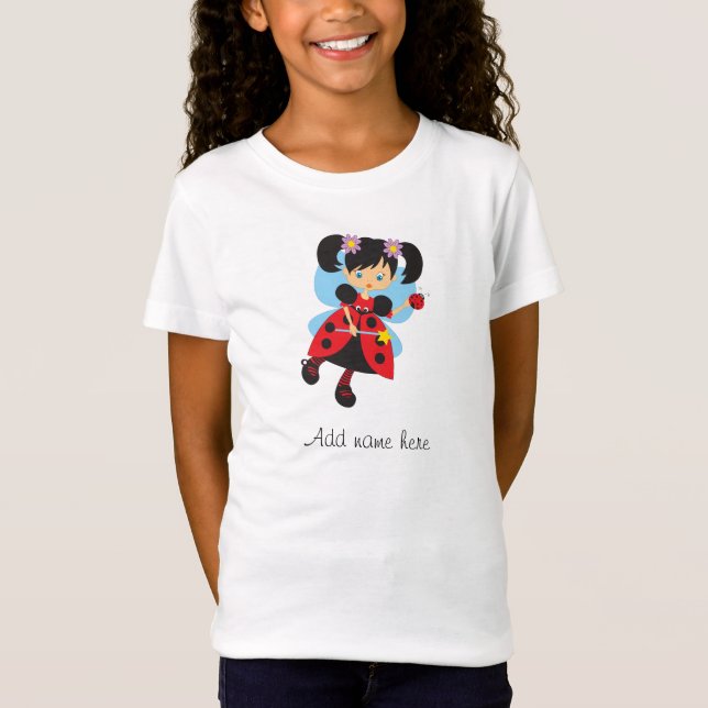 Name Hübsche Girly Fairy Princess-T - Shirt hinzuf (Vorderseite)