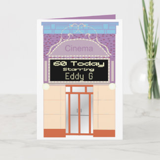 Name in den Lichtern kundengerecht Karte