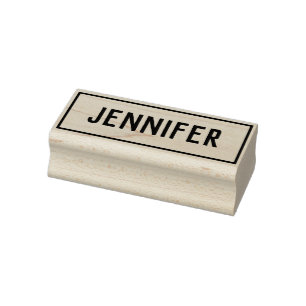 Name Jennifer Gummistempel