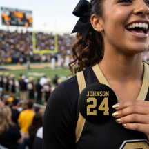 Name Jersey Nummer für Schwarz und Gold Athleten