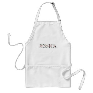 Name Jessica. Schürze