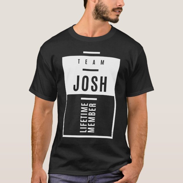 Name Josh T-Shirt (Vorderseite)