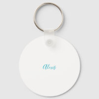 Name Kalligrafie Schrift Plain Einfach Weiß Blau