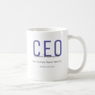 Name Lila Black CEO Kaffeetasse