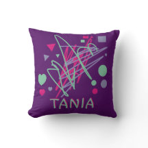 Name Lila Pink Aquamarin Circle Square Triangle He