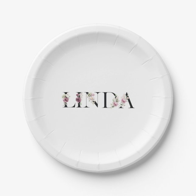 Name Linda Pappteller (Vorderseite)