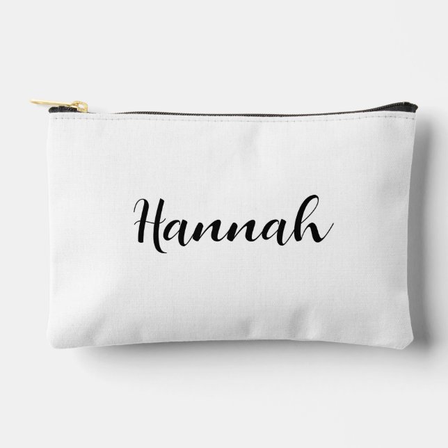 Name Makeup Bag,Beaty makeup bag,Monogramed Makeup Zubehörtasche (Vorderseite)