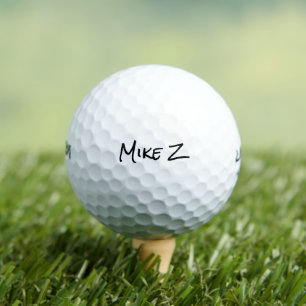 Name. Marke. Unterschrift Golfball