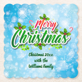 Name Matching Mercury Blue Paper Coast Untersetzer