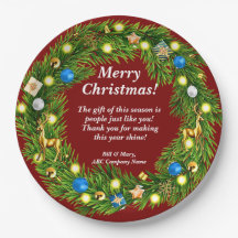 Name Message, Business Office Christmas 9"