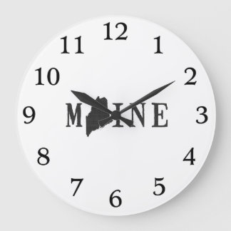 Name mit Staat-formatiertem Letter beibehalten Große Wanduhr