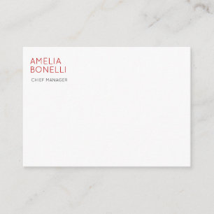 Name Modern Minimalistisch Professionell Schlicht Begleitkarte