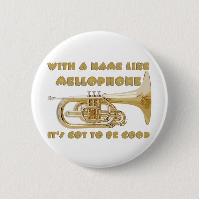 Name mögen Mellophone Button (Vorderseite)