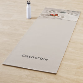 Name: Monarch Butterfly Zen Garden Yoga Mat Yogamatte