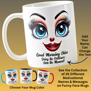 Name Motivation Chloe, Fabelhafte Augen Lustiges G Kaffeetasse