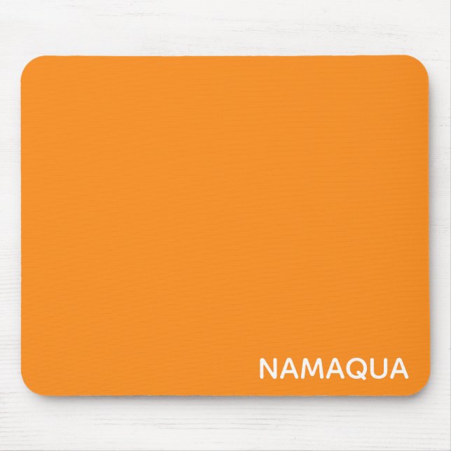 Name Namaqua orange Mousepad (Vorne)