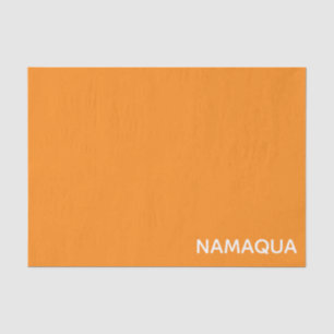 Name Namaqua orange Seidenpapier