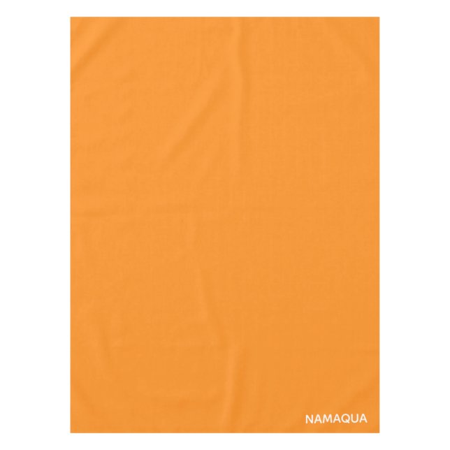 Name Namaqua orange Tischdecke (Vorderseite)