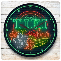 NAME Neon Style Tropical Tiki Beach Bar anpassen
